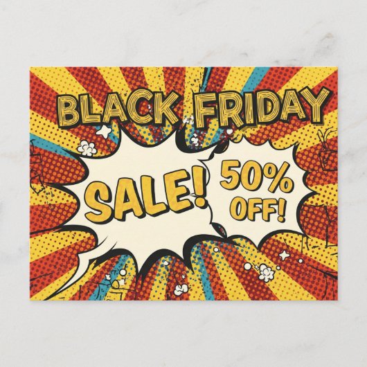 Zwarte Vrijdag Briefkaart (Voorkant)