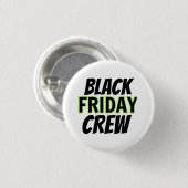 Zwarte Vrijdag Crew Ronde Button 3,2 Cm (Voorkant /achterkant)
