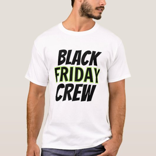 Zwarte Vrijdag Crew T-shirt (Voorkant)