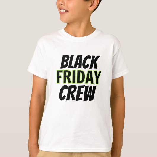 Zwarte Vrijdag Crew T-shirt (Voorkant)