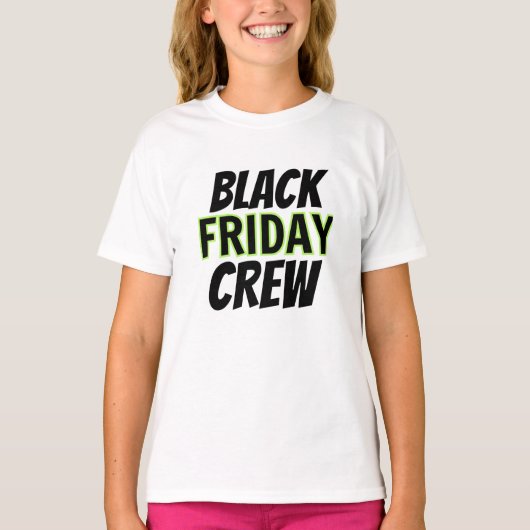 Zwarte Vrijdag Crew T-shirt (Voorkant)