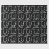 Zwarte Vrijdag Design Cadeaupapier (Vlak)