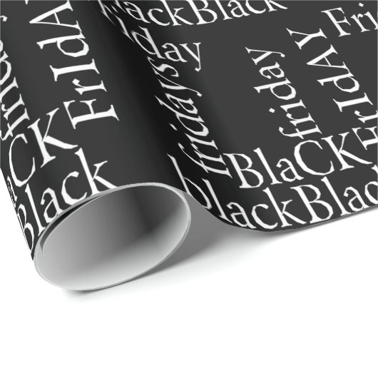Zwarte Vrijdag Design Cadeaupapier (Rol Hoek)