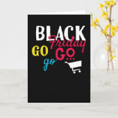 Zwarte Vrijdag Ga naar winkelen Kaart (Gele Bloem)