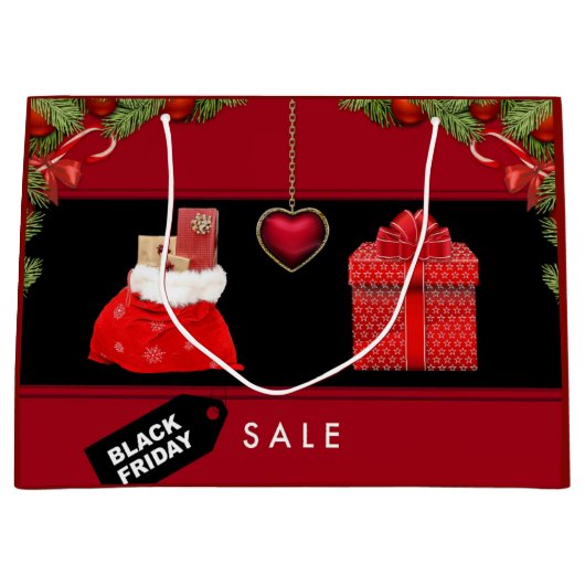 Zwarte Vrijdag Groot Cadeauzakje (Voorkant)