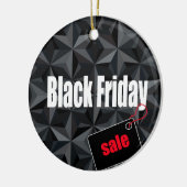 Zwarte Vrijdag Keramisch Ornament (Links)