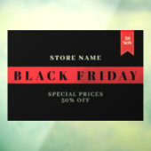 Zwarte Vrijdag Raamsticker (Vel 3)