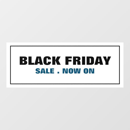 Zwarte Vrijdag Sale Raamsticker (Vel)