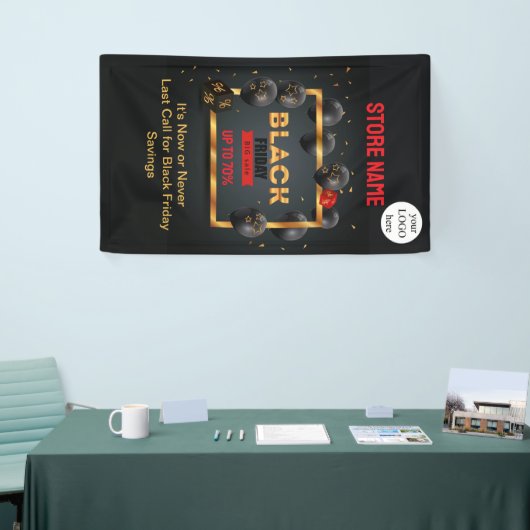 Zwarte Vrijdag  Spandoek (Beurs)