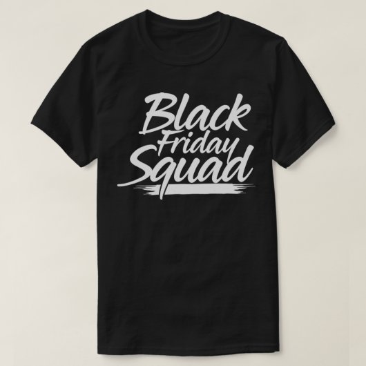 Zwarte Vrijdag Squad Funny Kerstmis Thanksgiving S T-shirt (Design voorkant)