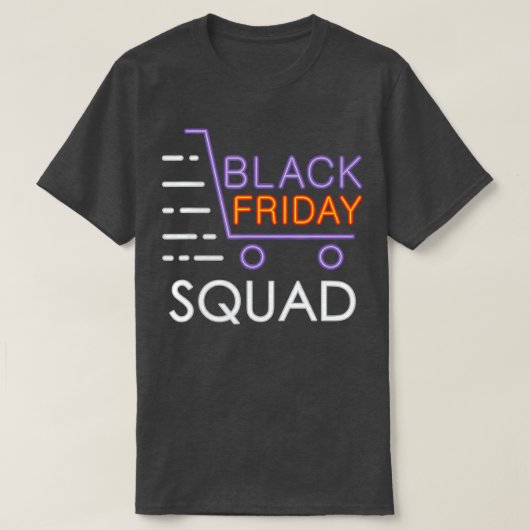 Zwarte Vrijdag Squad T-Shirt Zwarte Vrijdag Winkel (Design voorkant)