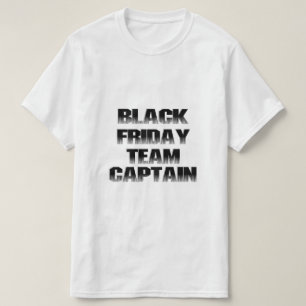 Zwarte Vrijdag Team Captain T-shirt