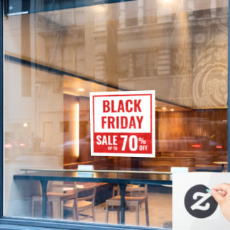Zwarte Vrijdag Uitverkoop Modern Krachtige Detailh Raamsticker