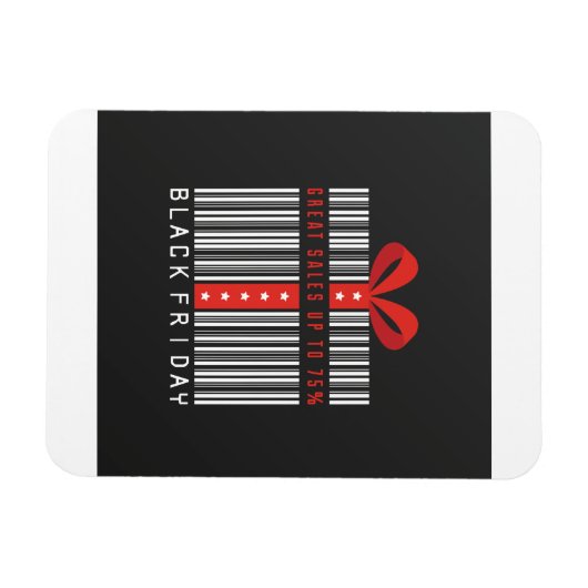 Zwarte Vrijdag/Zwarte Vrijdag Overeenkomst - Zwart Magneet (Horizontaal)