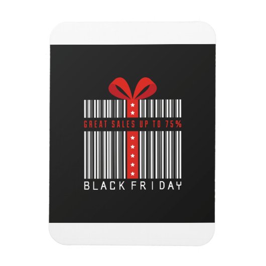 Zwarte Vrijdag/Zwarte Vrijdag Overeenkomst - Zwart Magneet (Verticaal)