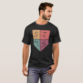 Zwarte vrijdagverkoop! SJMS Shield T-shirt (Voorkant volledig)