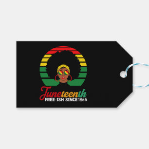 Zwarte Vrijheid Vrij Iets Sinds 1865 Juneteenth Cadeaulabel