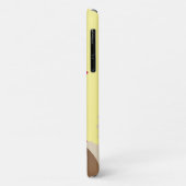 Zwarte vrouw, bloem in haar blonde afro, monogram Case-Mate iPhone case (Achterkant/links)