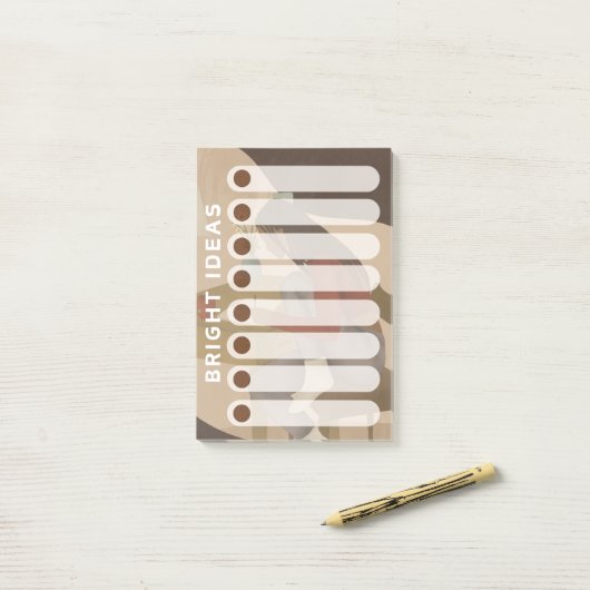 Zwarte Vrouw Dagelijks Wekelijks Heldere Ideeën Li Post-it® Notes (Op bureau)