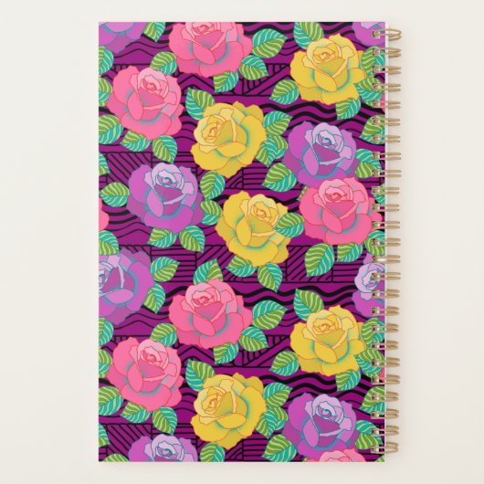 Zwarte vrouw - Gepersonaliseerde planner (Achterkant)