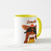 Zwarte Vrouw, Groot Pet, Vacatievormen Mok (Voorkant rechts)