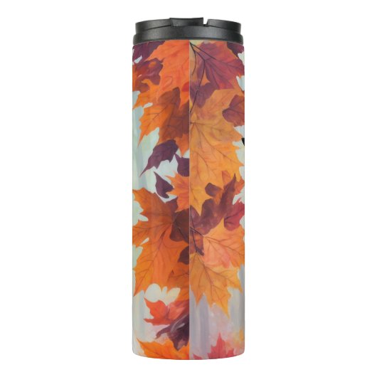 Zwarte Vrouw Heksenval laat kunst achter Thermosbeker (Achterkant)