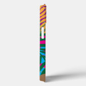 Zwarte Vrouw, Kleurrijk Tropisch Bladpatroon Case-Mate iPhone Case (Achterkant / Rechts)