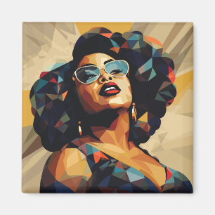 Zwarte vrouw: kubistische kunstenaarschap magneet