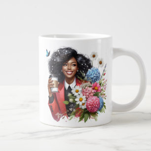 Zwarte vrouw melanine zus Afro-Amerikaanse vrouwen Grote Koffiekop