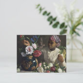 Zwarte Vrouw met pony's | Fré dé ric Bazille Briefkaart (Staand voorkant)