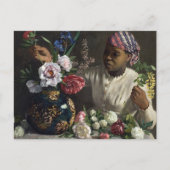 Zwarte Vrouw met pony's | Fré dé ric Bazille Briefkaart (Voorkant)