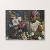 Zwarte Vrouw met pony's | Fré dé ric Bazille Legpuzzel (Horizontaal)