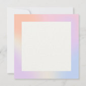 Zwarte Vrouw Multicolour Party Art Bedankkaart (Achterkant)