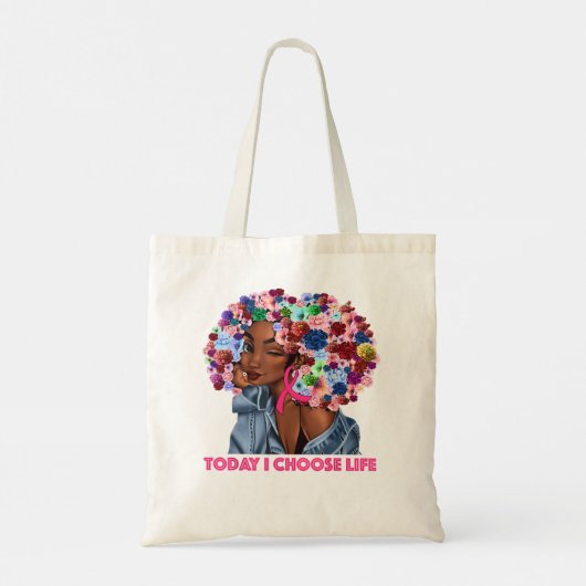 Zwarte vrouw na vandaag I C Tote Bag (Achterkant)
