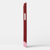 Zwarte Vrouw, Rode Afro, Popping Pink Bubblegum Case-Mate iPhone Case (Achterkant / Rechts)