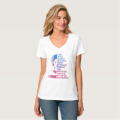Zwarte vrouw t-shirt (Voorkant volledig)