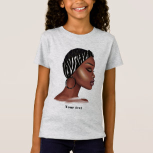 Zwarte vrouw t-shirt