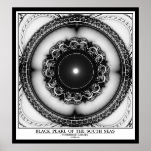 ZWARTE VROUW VAN DE ZUID-ZEEEN POSTER