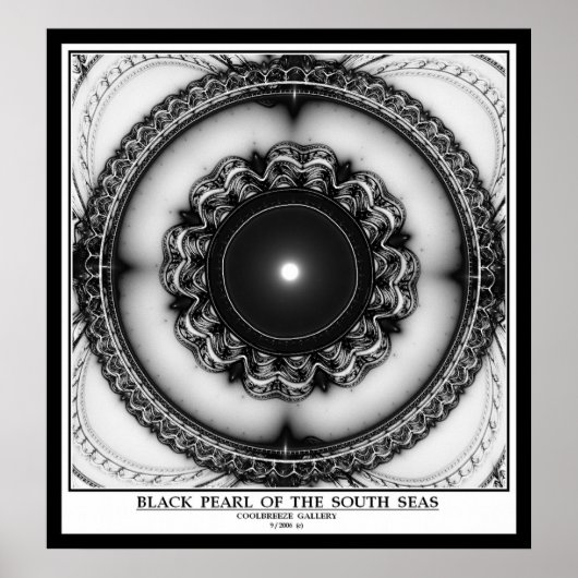 ZWARTE VROUW VAN DE ZUID-ZEEEN POSTER (Voorkant)