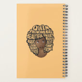 Zwarte vrouwen aanmoedigen, geel planner (Achterkant)