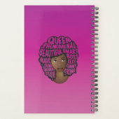 Zwarte vrouwen aanmoedigen, magenta planner (Achterkant)