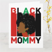 Zwarte vrouwen Afrikaanse Amerikaanse melanine sis Kaart (Gele Bloem)