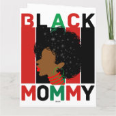 Zwarte vrouwen Afrikaanse Amerikaanse melanine sis Kaart (Achterkant)