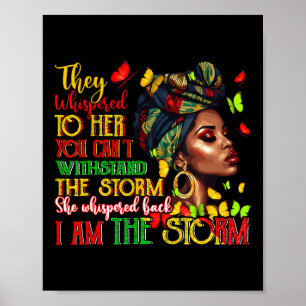 Zwarte Vrouwen Afrikaanse Melanine Zwarte Geschied Poster