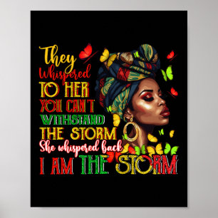 Zwarte Vrouwen Afrikaanse Melanine Zwarte Geschied Poster