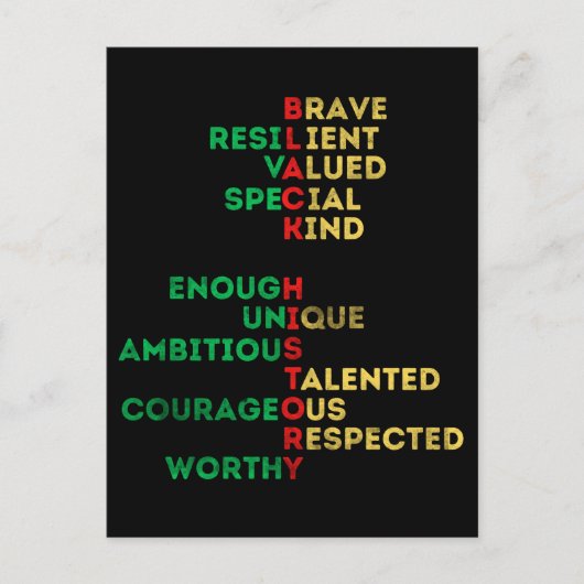 Zwarte vrouwen Afro-Amerikaanse melanine vrouwen s Briefkaart (Voorkant)