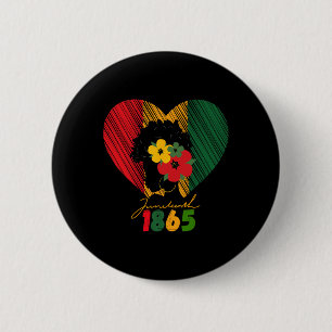 Zwarte vrouwen die mijn voorouders herdenken ronde button 5,7 cm