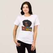 Zwarte vrouwen, gedurfde geschiedenis Tri-Blend shirt (Voorkant volledig)