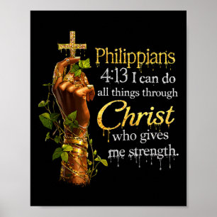 Zwarte Vrouwen God Christelijk Geloof Afrikaans Me Poster