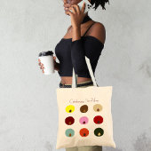 Zwarte vrouwen kleurrijk vieren de Afro-Canvas tas